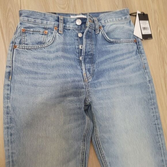 RE/DONE 70s High Rise Skinny Boot in Opal Indigo Size 27 - Picture 3 of 12